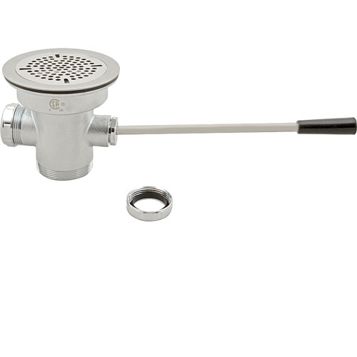 (image for) T&S Brass B-3970 WASTE DRAIN VALVE, LEVER HANDLE, 3-1/2 X